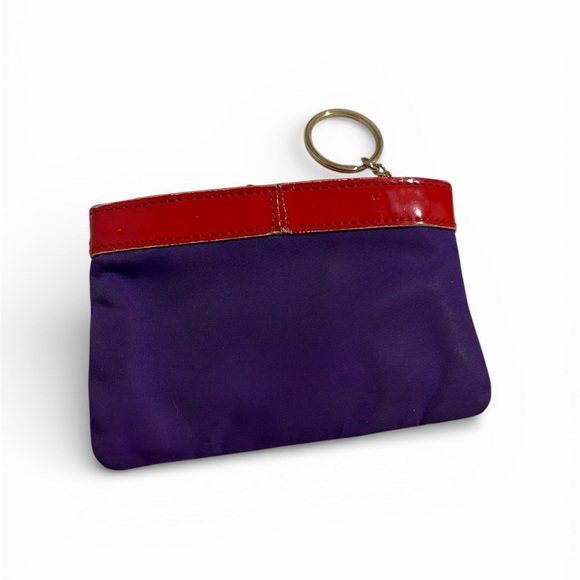 🐰Rehab Kate Spade Red and Purple Coin Purse - Picture 2 of 10